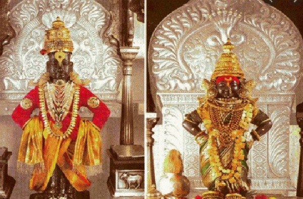 Vajralep the idol of Vitthal Rakhumai after 8 years in Pandharpur