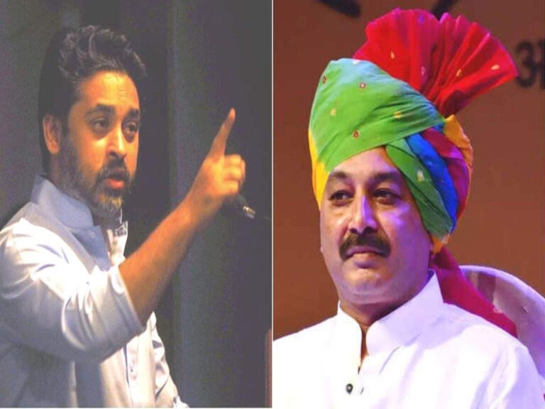 Nilesh Rane criticizes Sambhaji Raje on reservation issue