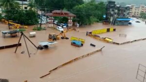 Chiplun witnessed the catastrophic floods for the first time