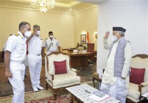 Governor felicitates life-saving naval officers