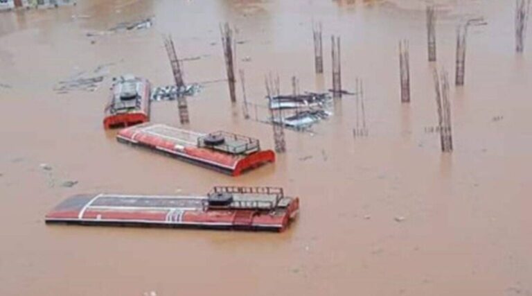 Chiplun witnessed the catastrophic floods for the first time