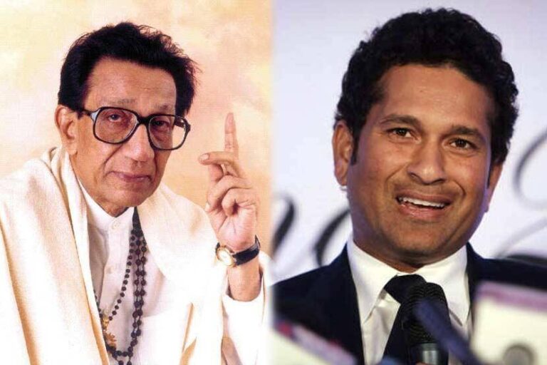 Sachin Tendulkar was advised by Balasaheb Thackeray