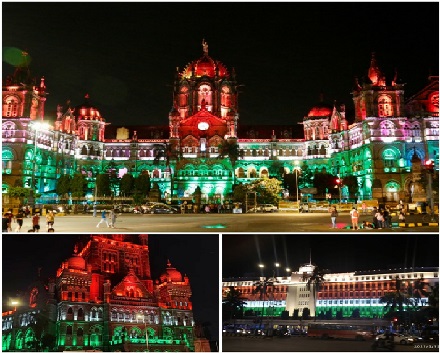 Independence Day Mumbai historical Attracti lighting