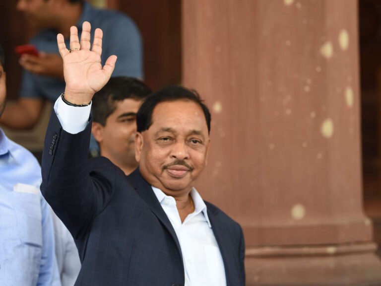 Narayan Rane was sworn in as a minister calamity befell him