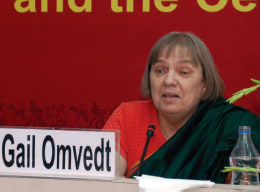 Sociologist Dr. Tribute of Jayant Patil to Gail Omvet