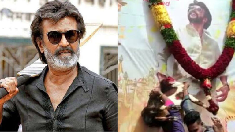 Rajinikanth fans, blood sprinkled on posters