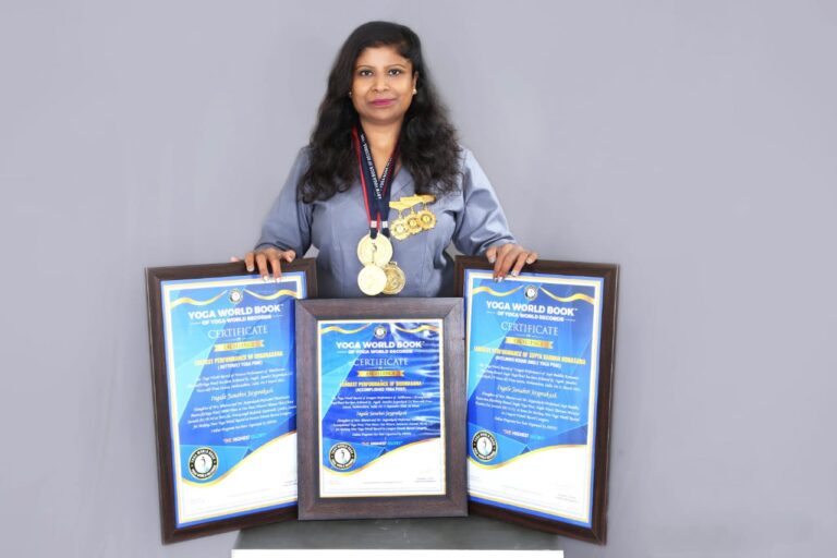 Janhvi Ingle, who lives in Satara has set world record
