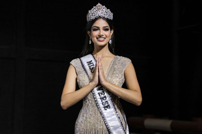Miss Universe 2021 Harnaz Sandhu arrives in Mumbai
