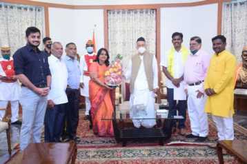 Yashwant Brigade, the delegation met the Governor