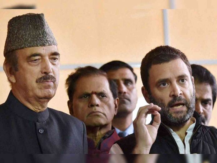 Congress decisions are not taken Rahul Gandhi : Ghulam Nabi Azad
