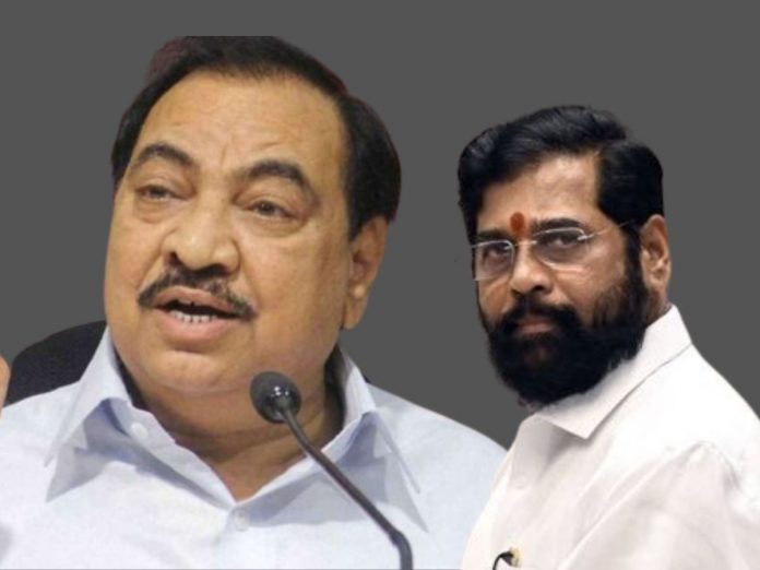 The distribution of money to MLAs seems to have been done by Eknath Shinde; Allegation of Eknath Khadse