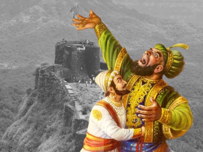 The state government will erect a grand statue of the killing of Shivaji Maharaj Afzal Khan at PratapGad!