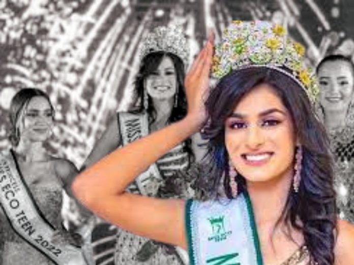 Krisha Chanda won the crown of Miss Eco Teen pageant