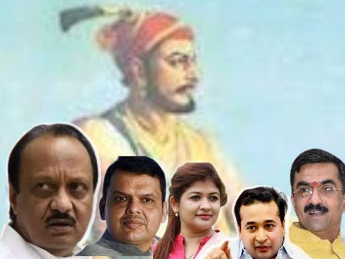 BJP-Shinde group aggressive over Ajit Pawar's statement about Chhatrapati Sambhaji Maharaja