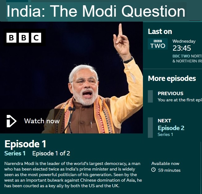 The Modi Question BBC Documentary Blocked Tweets Deleted