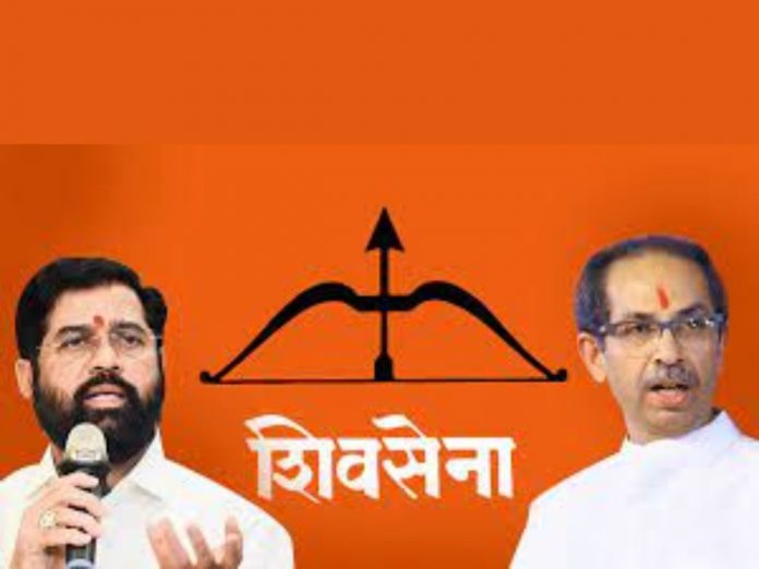 Shiv Sena party name and bow and arrow party symbol to Eknath Shinde Group