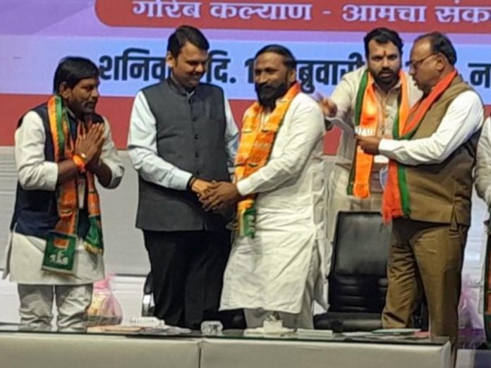 Navnath Padalkar leader of Baramati Vanchit Bahujan Aghadi joins BJP