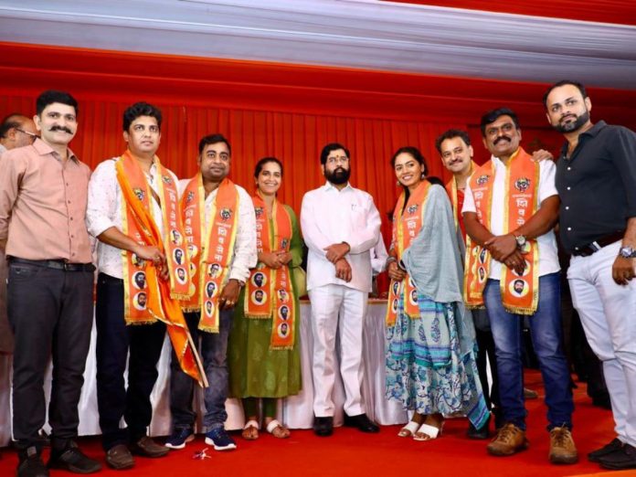 Marathi Actors officially entered Shinde's Shiv Sena!