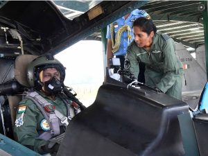 President Draupadi Murmu traveled in a Sukhoi fighter plane