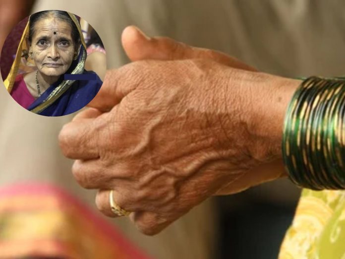 Manchar old woman was killed by pressing her face into the soil and rob her jewelry