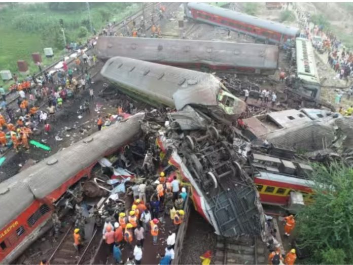 odisha train accident koromandal express picture