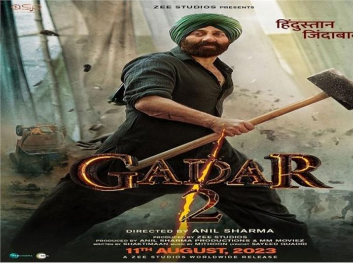 gadar 2 teaser out sunny deol as tara singh ameesha patel anil sharma utkarsh sharma india pakistan