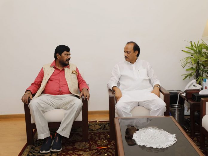 union minister ramdas athawale meets cm ajit pawar