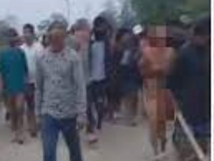 Manipur naked stripped women One women wife of ex-soldier