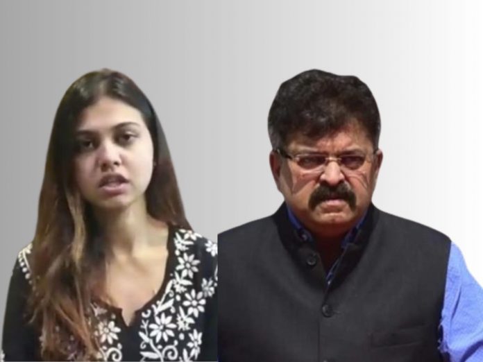 Kirit somayya viral video jitendra awhads daughters tweet viral