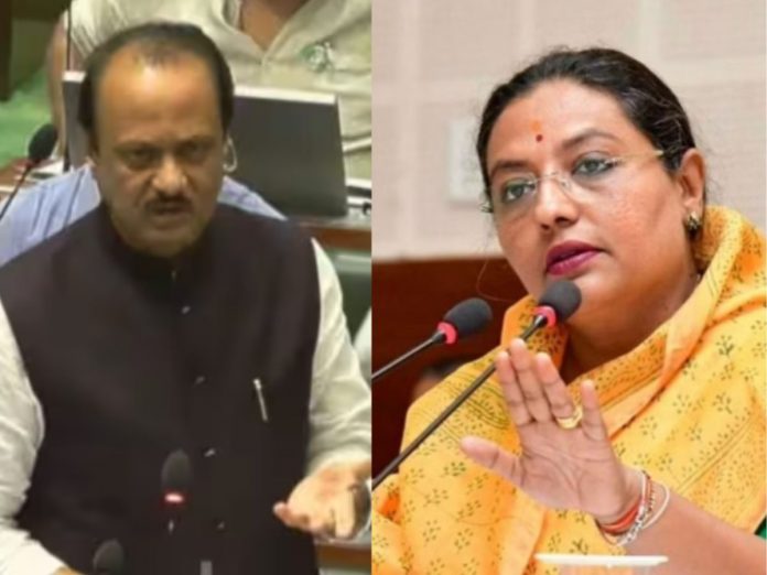 Ajit Pawar and Yashomati Thakur Fight between Legislative Assembly over allocation of funds