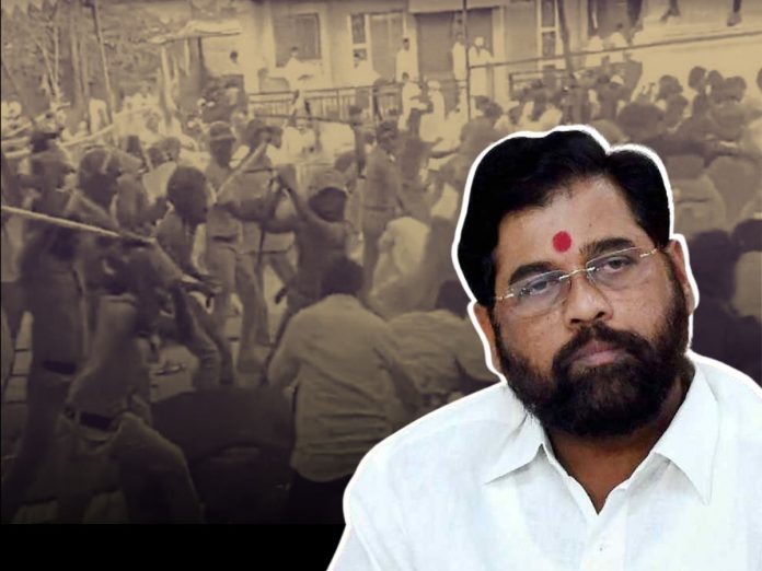 Eknath Shinde announced to withdraw crimes of Maratha Protestors during Protest