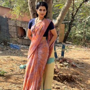 Madhavi Nimkar Hot figure beautiful in saree or western outfit