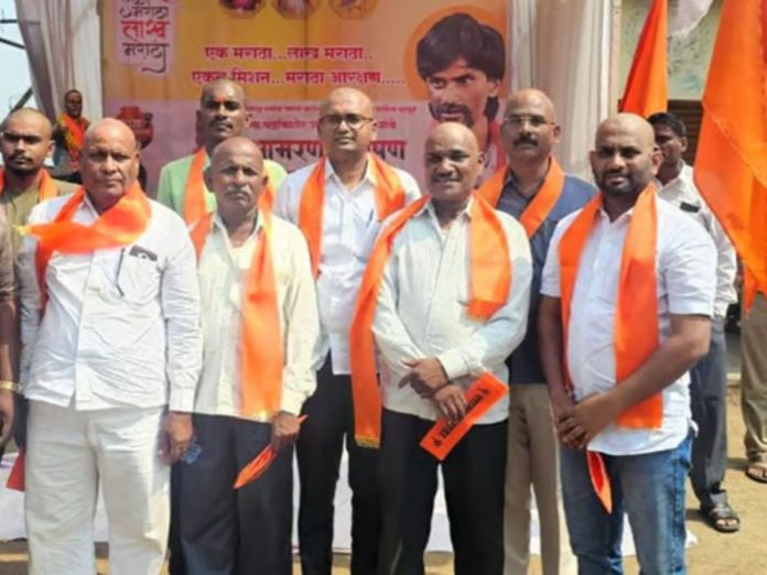 Maratha Reservation Hunger strike in Sangola