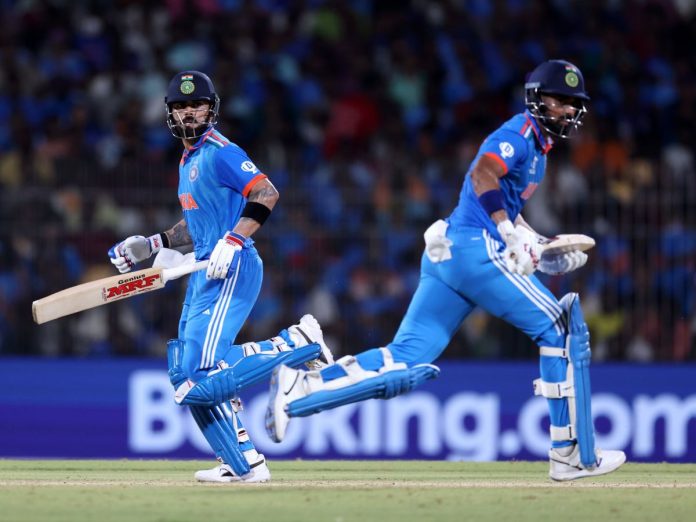ICC World Cup 2023 Virat kohli, KL Rahul and Ravindra Jadeja helps India to defeat Australia in WC2023