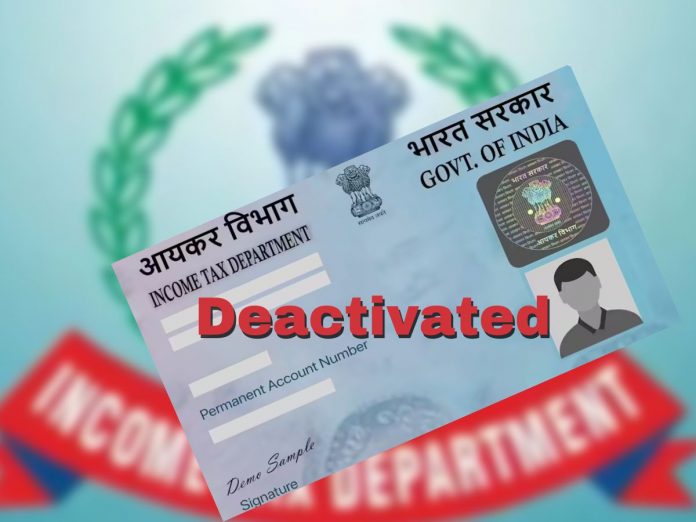 PAN card deactivated, not linking aadhaar, CBDT, Income tax return, central government