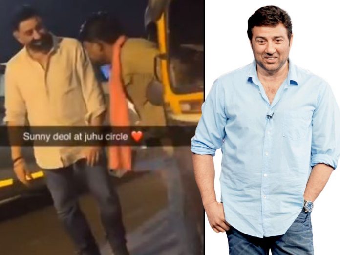 Sunny Deol Drunks And Roams on Mumbai street viral video
