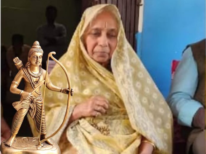 85 years old lady mounvrat Last 30 year About ram temple