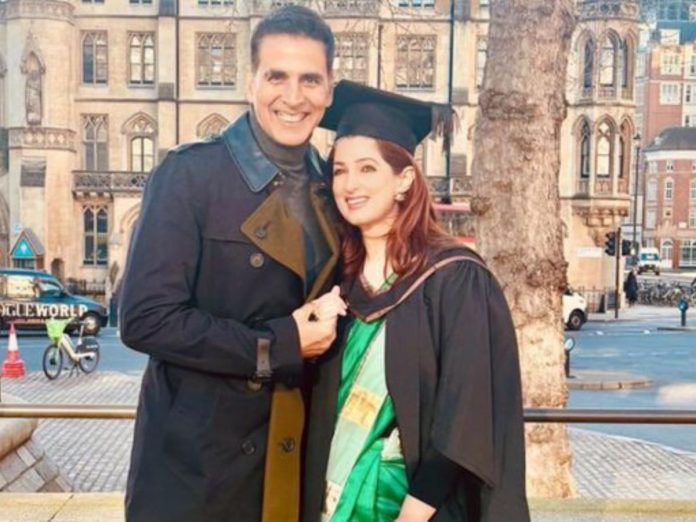 akshay kumar wife Twinkle khanna get master degree at london university